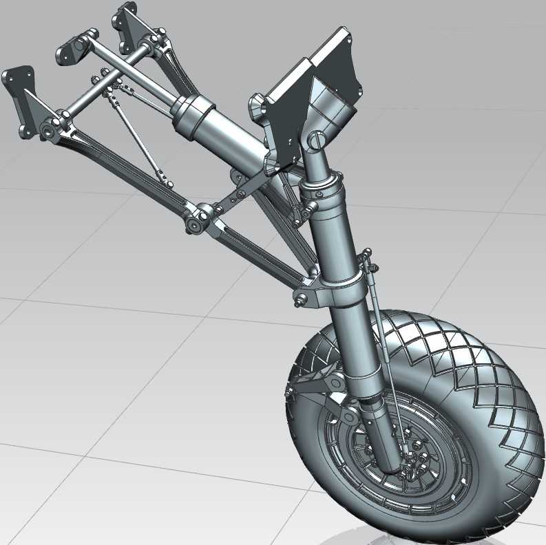 1200海盗式战斗机主起落架UG设计
