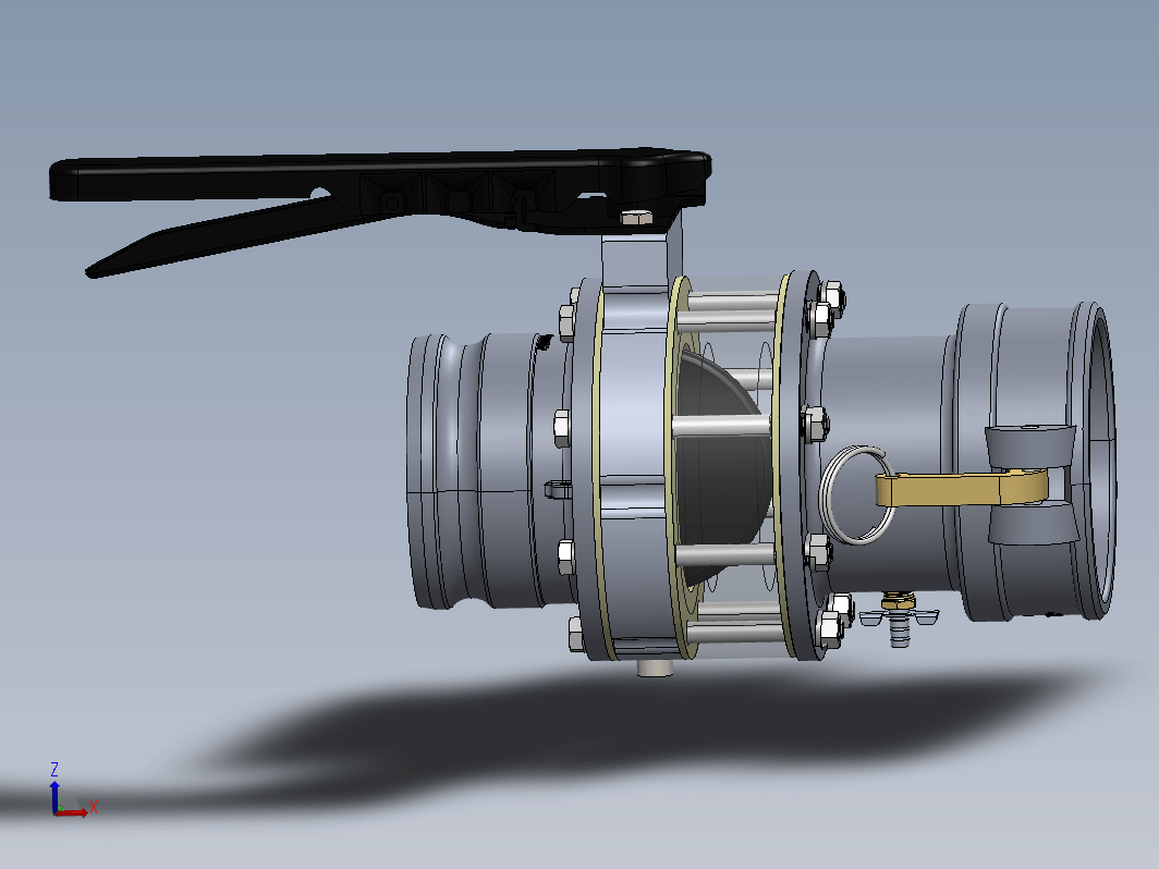 槽式蝶阀 groove butterfly valve