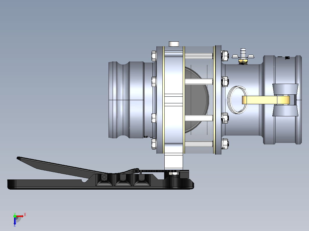 槽式蝶阀 groove butterfly valve