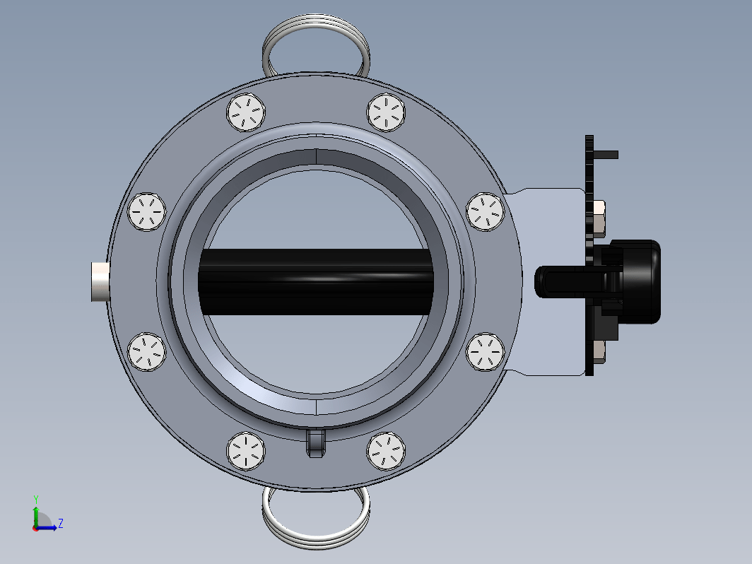 槽式蝶阀 groove butterfly valve