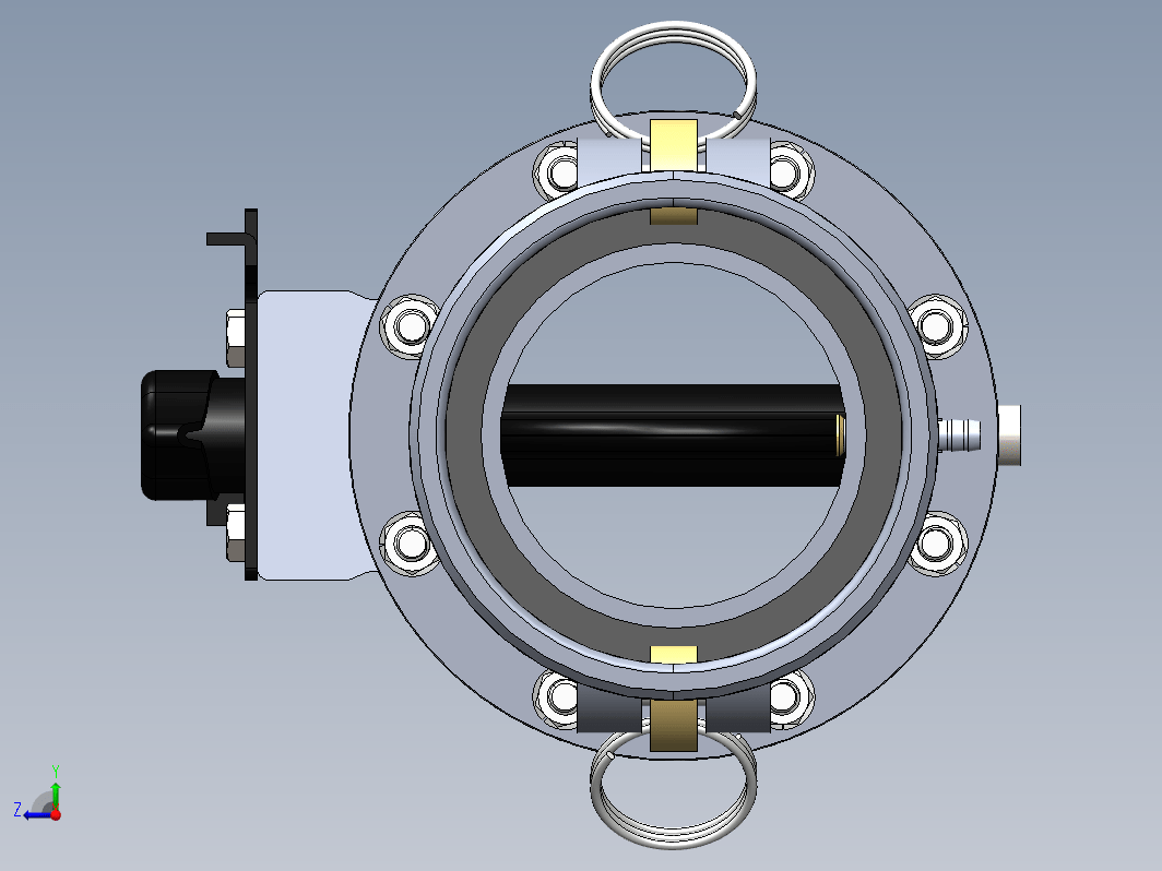 槽式蝶阀 groove butterfly valve