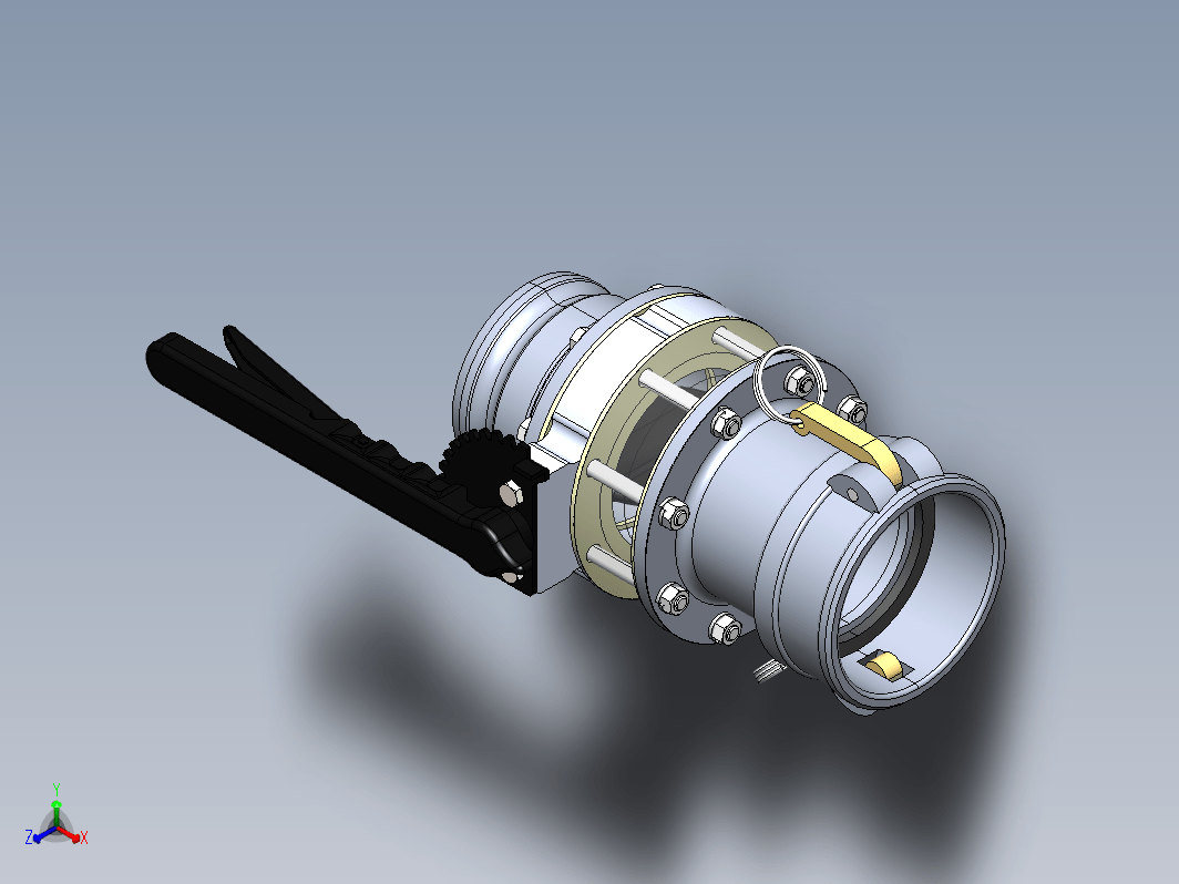 槽式蝶阀 groove butterfly valve