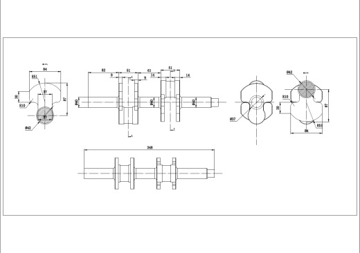 双缸发动机结构设计及运动仿真【带三维及仿真】三维SW2009无参++CAD+说明书缩略图
