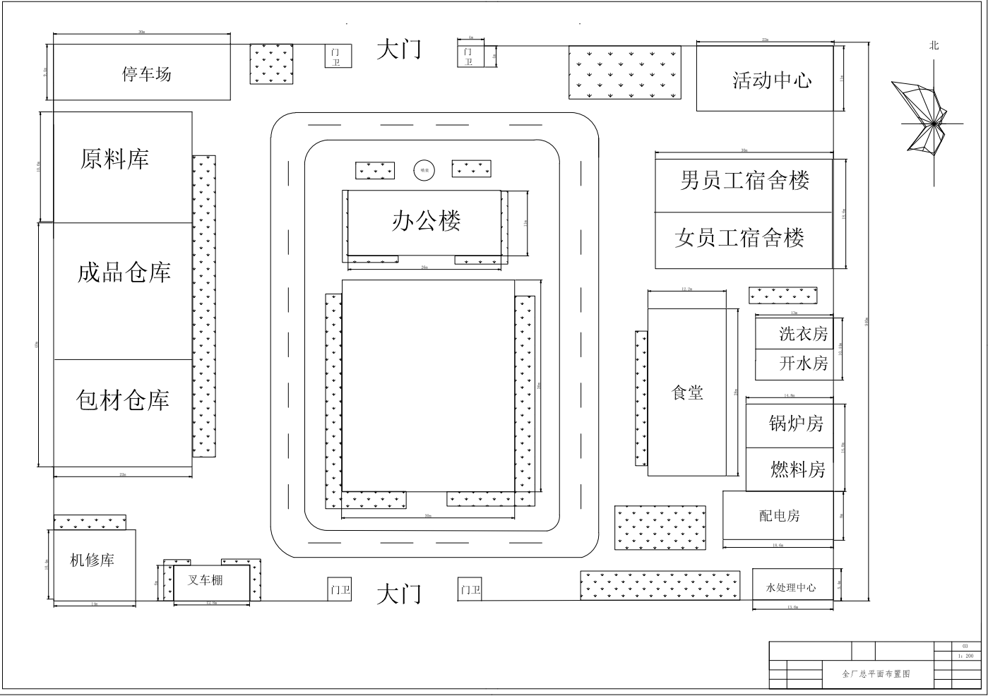 年产1000吨的巧克力厂CAD+说明