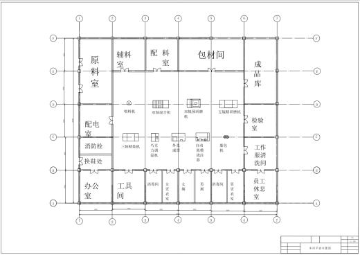 年产1000吨的巧克力厂CAD+说明缩略图