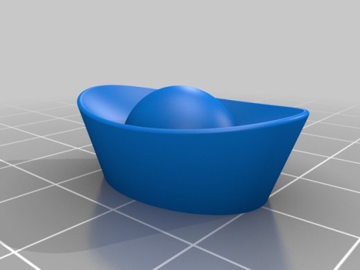 元宝模型3D打印图纸 STL格式