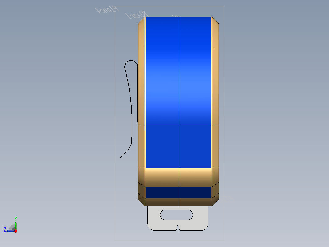 普通卷尺模型