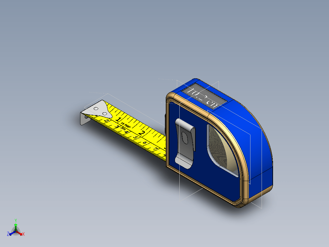 普通卷尺模型