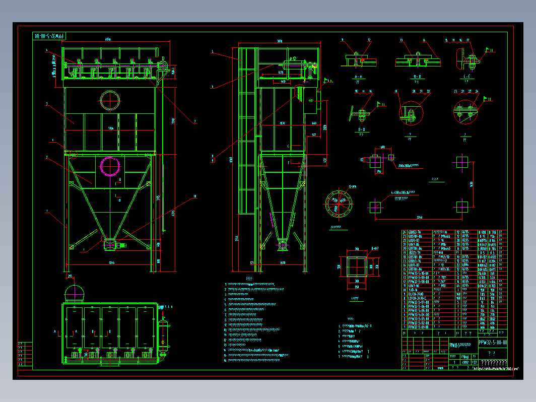 PPW32-5脉冲袋式除尘器