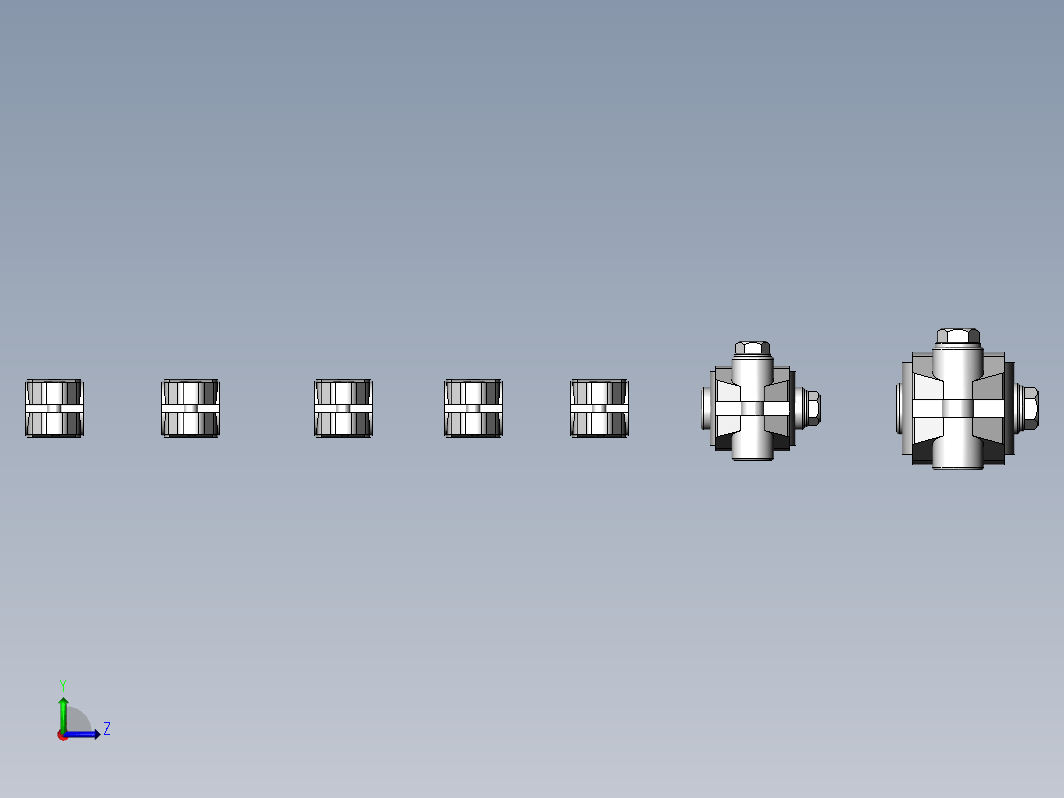 7款十字交叉精益管连接件