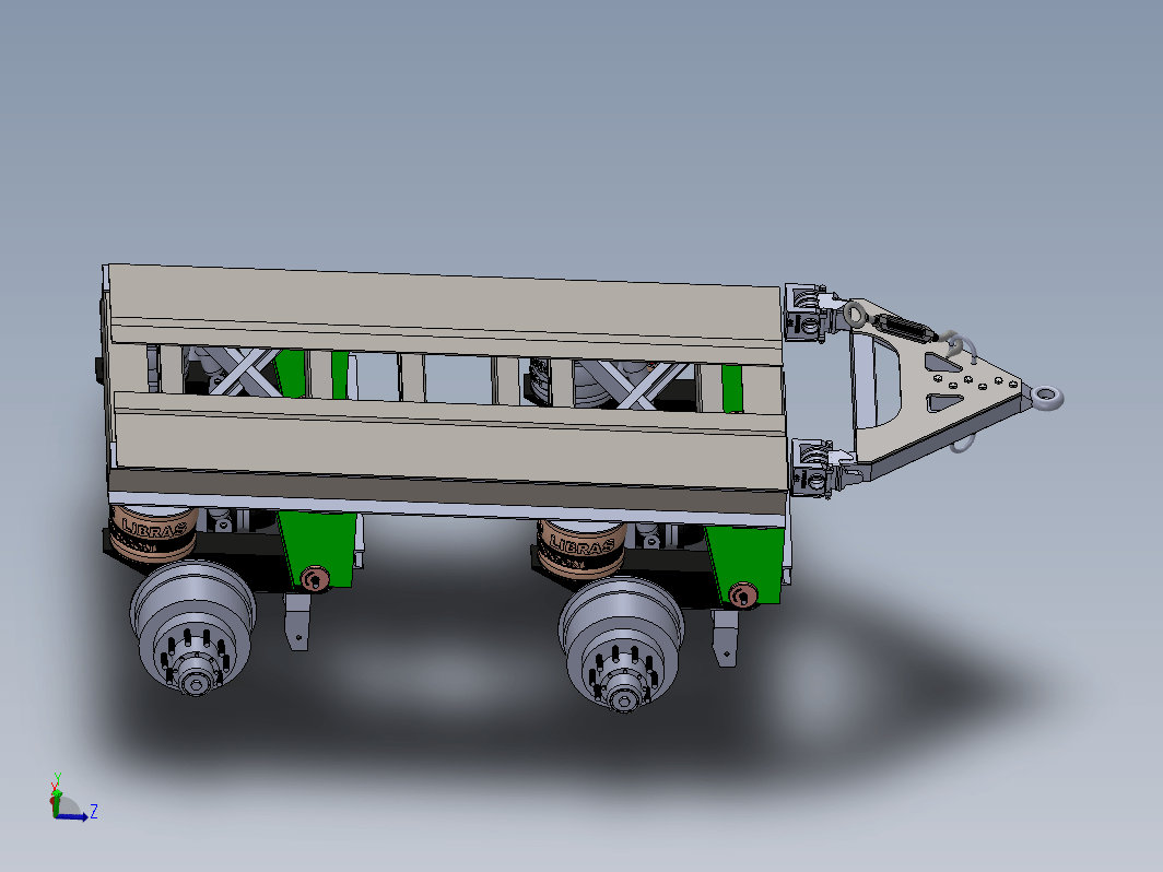 Dolly 2.6M x 2.44M半挂车装载车架