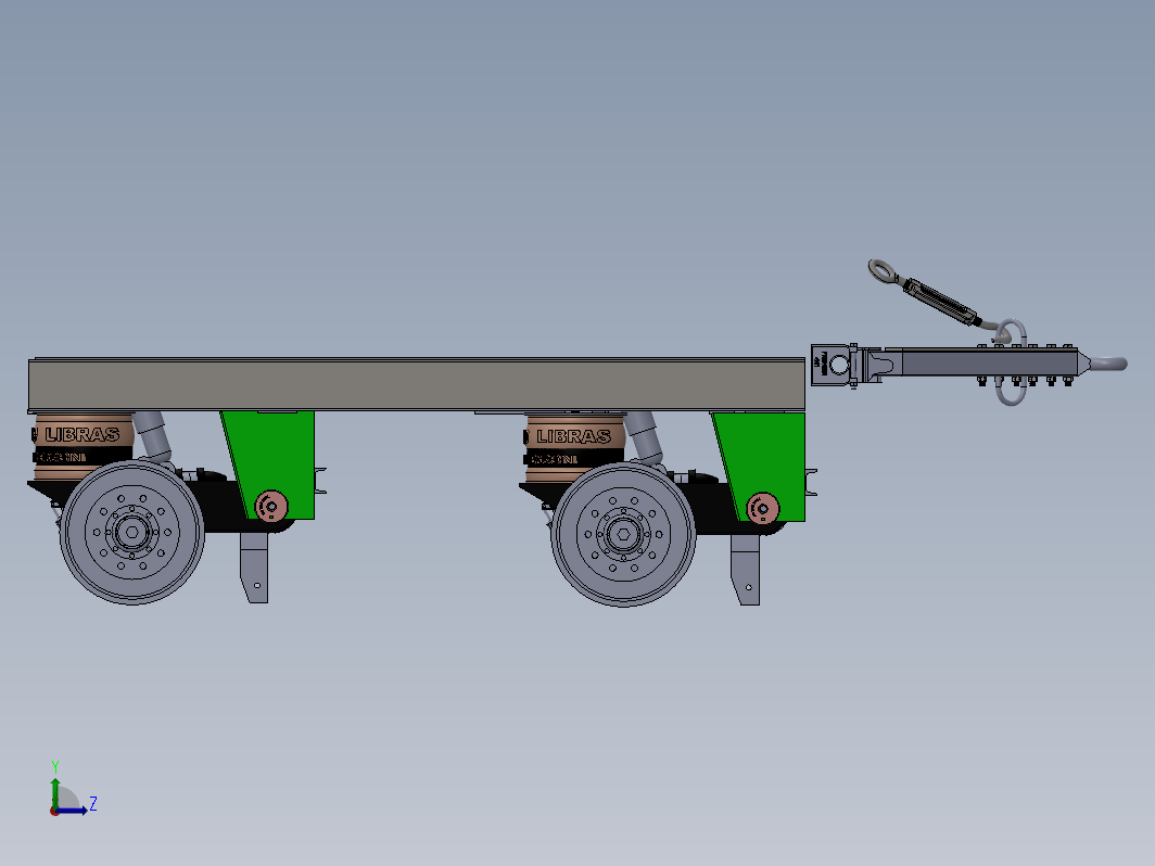 Dolly 2.6M x 2.44M半挂车装载车架