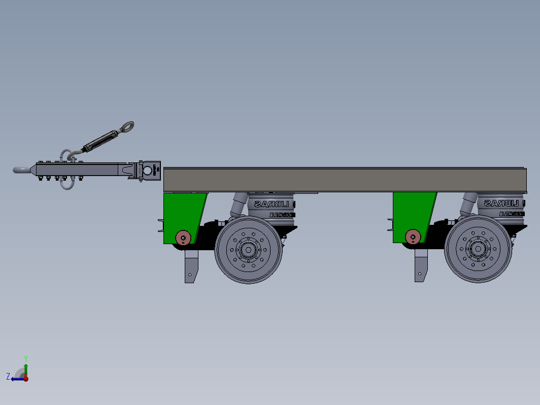 Dolly 2.6M x 2.44M半挂车装载车架