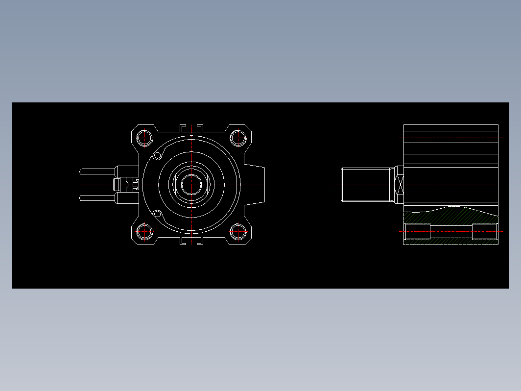 气缸 CDQ2A50外