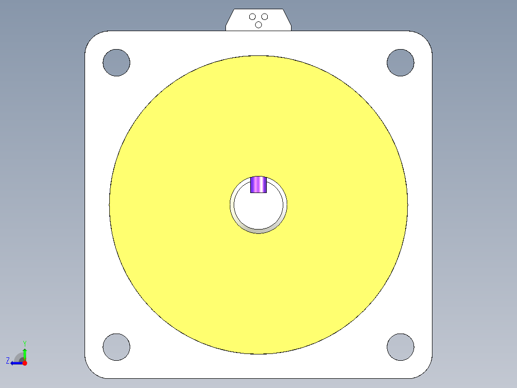 YK3913A  86mm三相步进电机（3D）