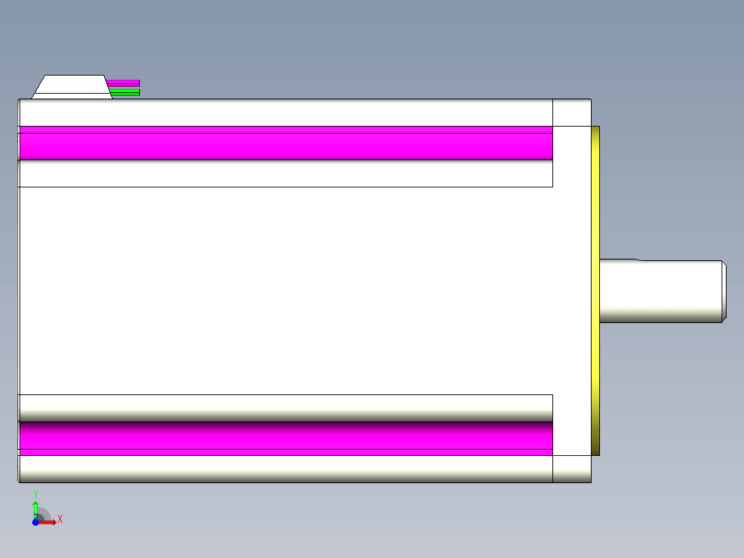 YK3913A  86mm三相步进电机（3D）