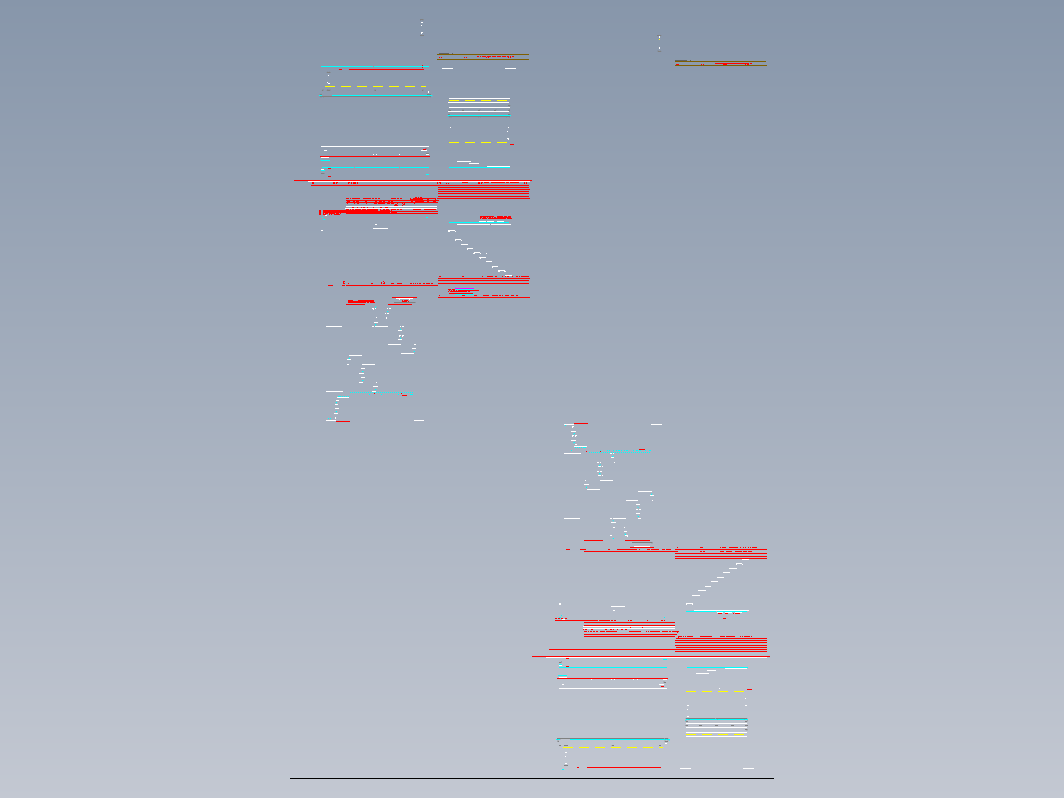 釉烧窑低箱砌筑截面图