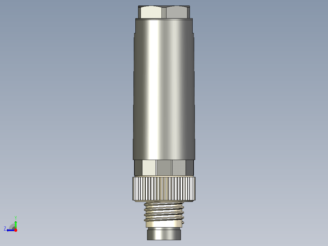 M8传感插连接器直型公插4芯