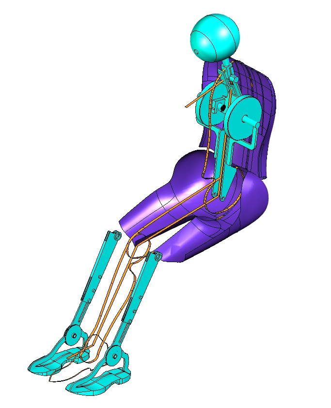 汽车行业 3D假人三维Step无参