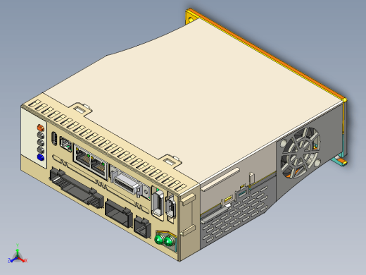 雷赛L8EC系列驱动器3D模型缩略图