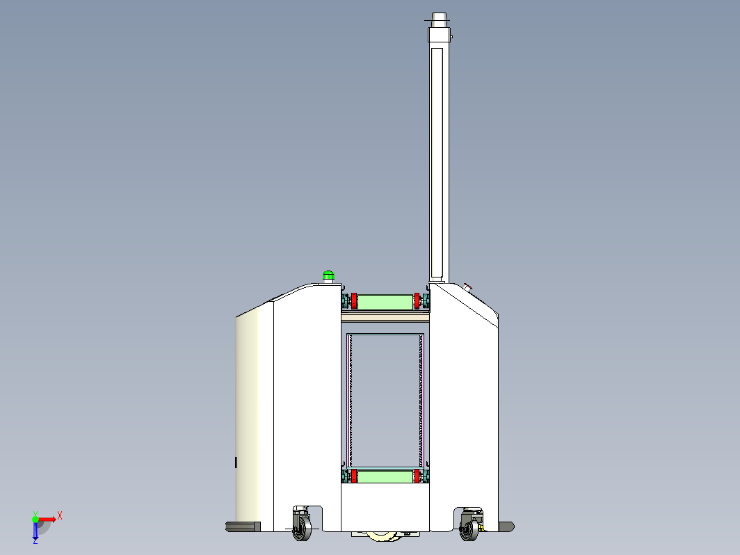 激光导航高位AGV