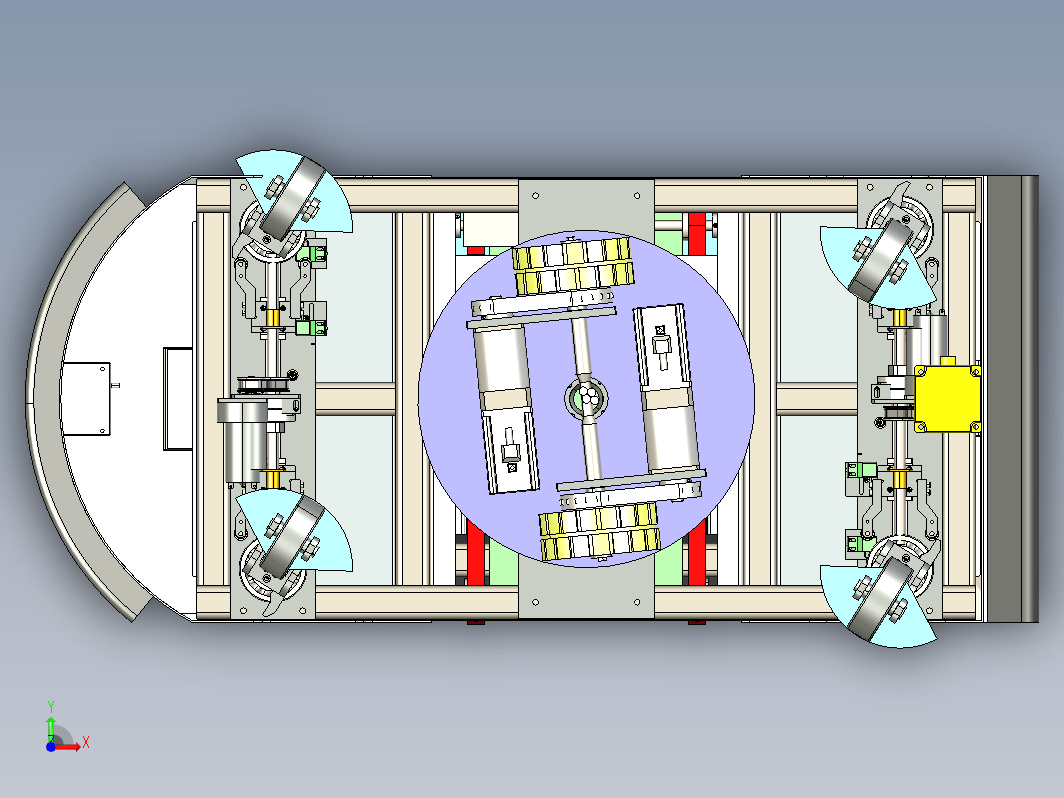 激光导航高位AGV