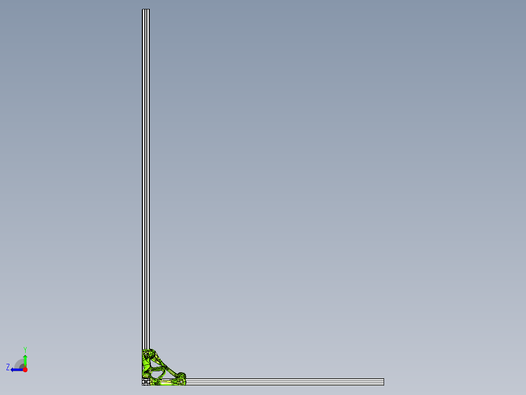 20X20mm挤压导轨衍生式设计角撑