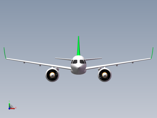 C919客机曲面模型三维SW2016带参缩略图