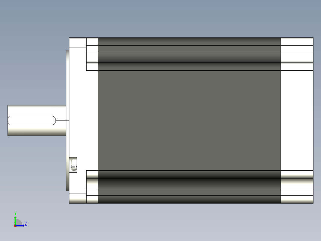 步进电机3D图86J12126-623(Z)-16