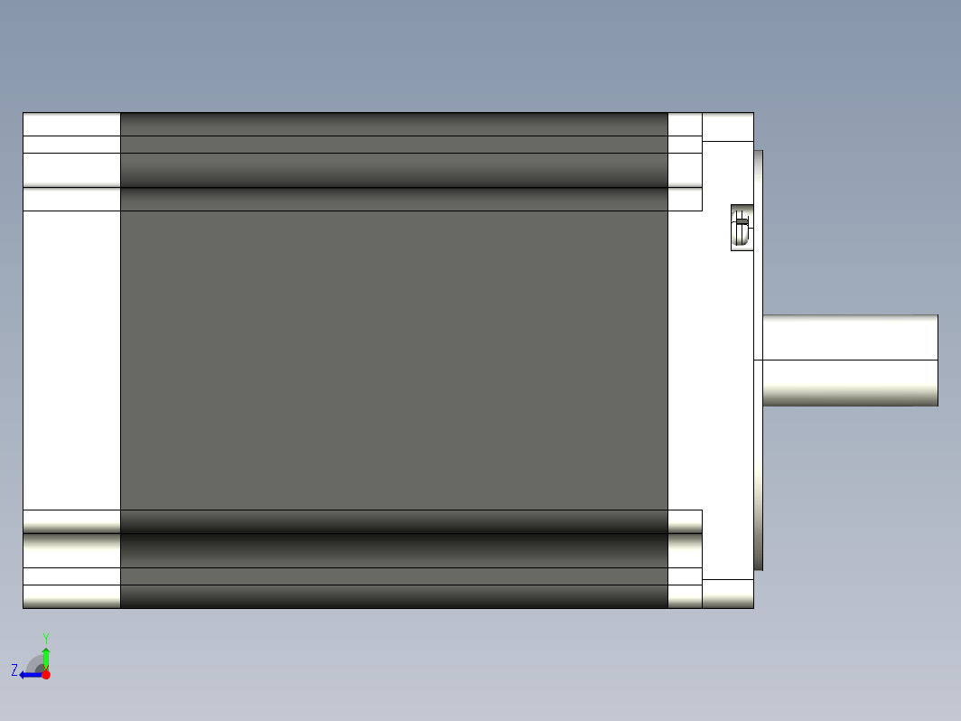 步进电机3D图86J12126-623(Z)-16