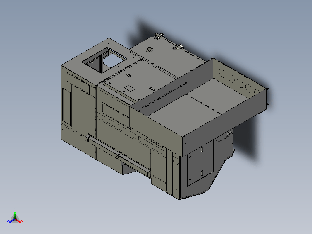 Torno CNC车床模型