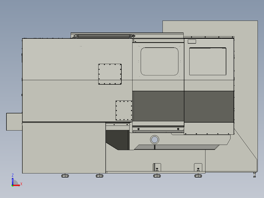 Torno CNC车床模型