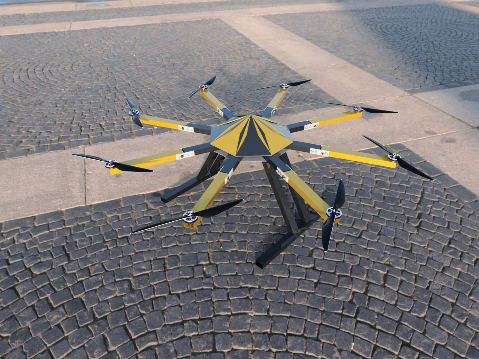 drone-402简易八轴无人机