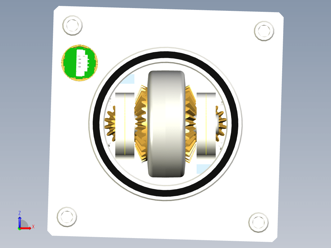 差速器 differential-swerve-module-prototype-full-assembly STP