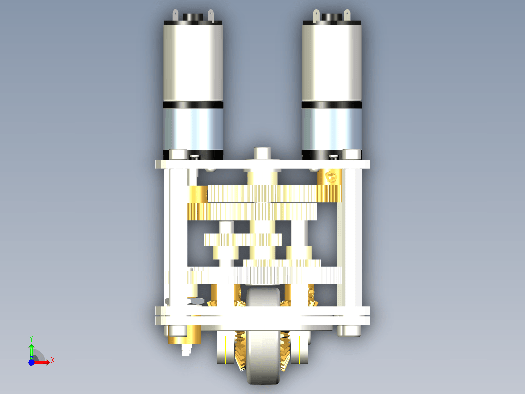 差速器 differential-swerve-module-prototype-full-assembly STP