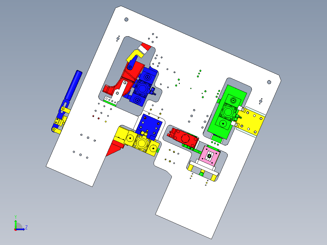 梁体组件的焊接工装夹具