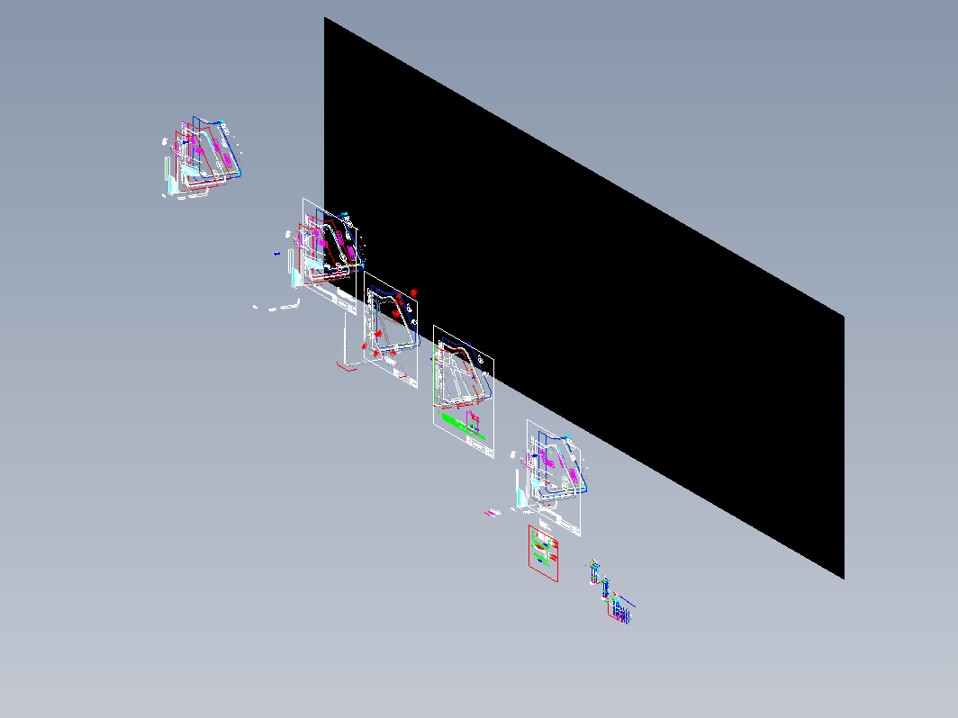 大型深基坑开挖施工现场平面布置图(CAD，6张图纸)