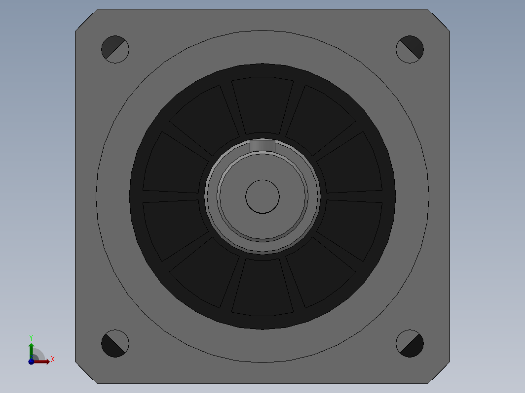 PLX90转60(孔输出)[PLX90-3-S2-P2-22]精密行星减速机