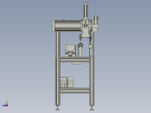 视觉检测工作站3D模型缩略图