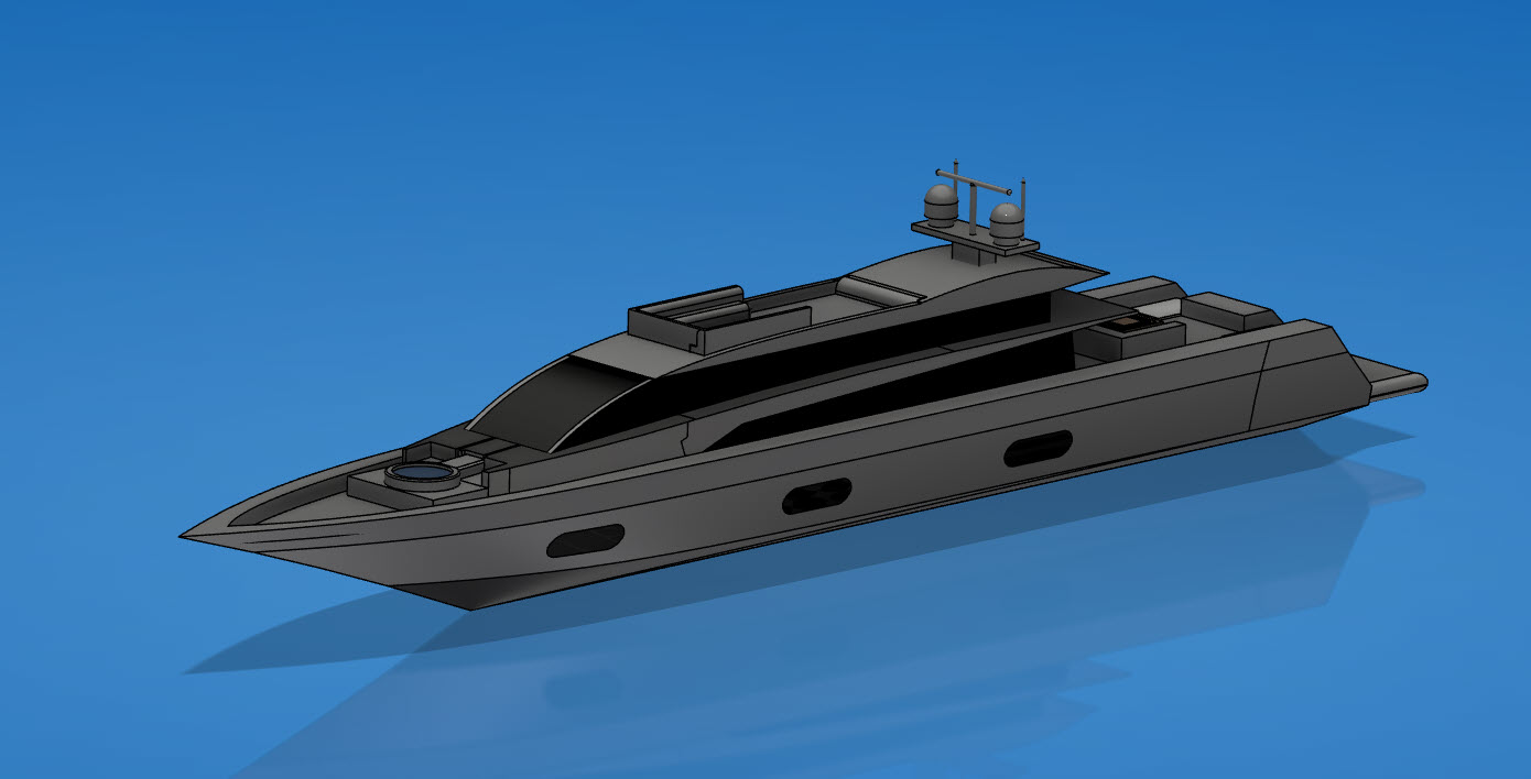简易游艇 Sunseeker Type Yacht