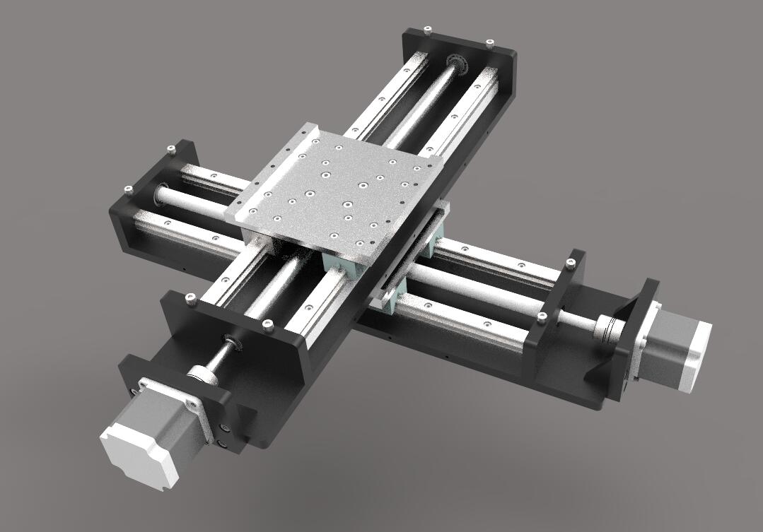 135开放十字两坐标直线导轨滑台模组