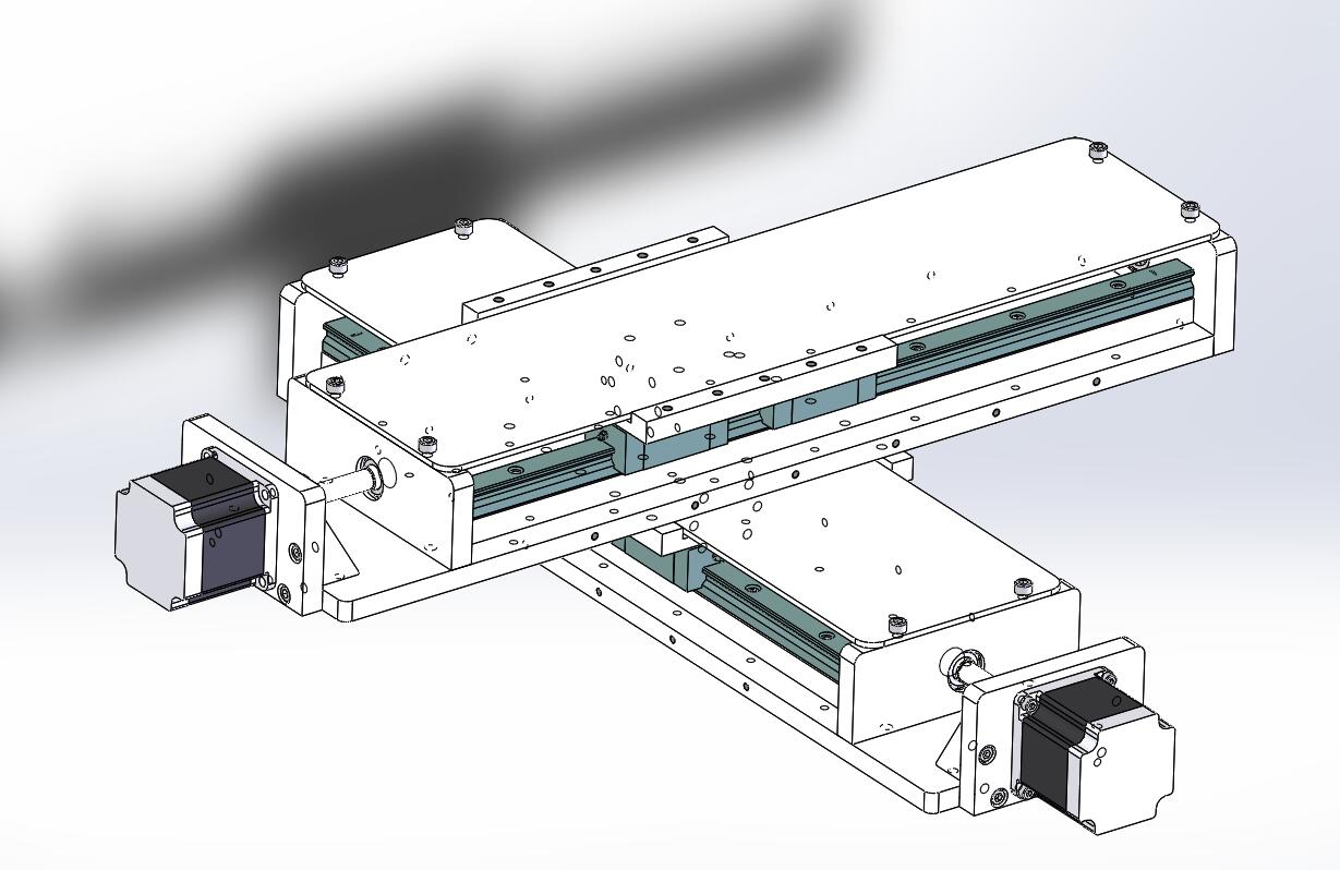 135开放十字两坐标直线导轨滑台模组