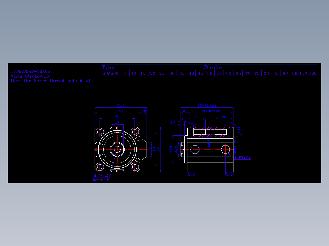 SDA气缸 83-SDA-50-SN