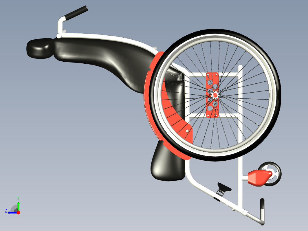轮椅设计模型三维
