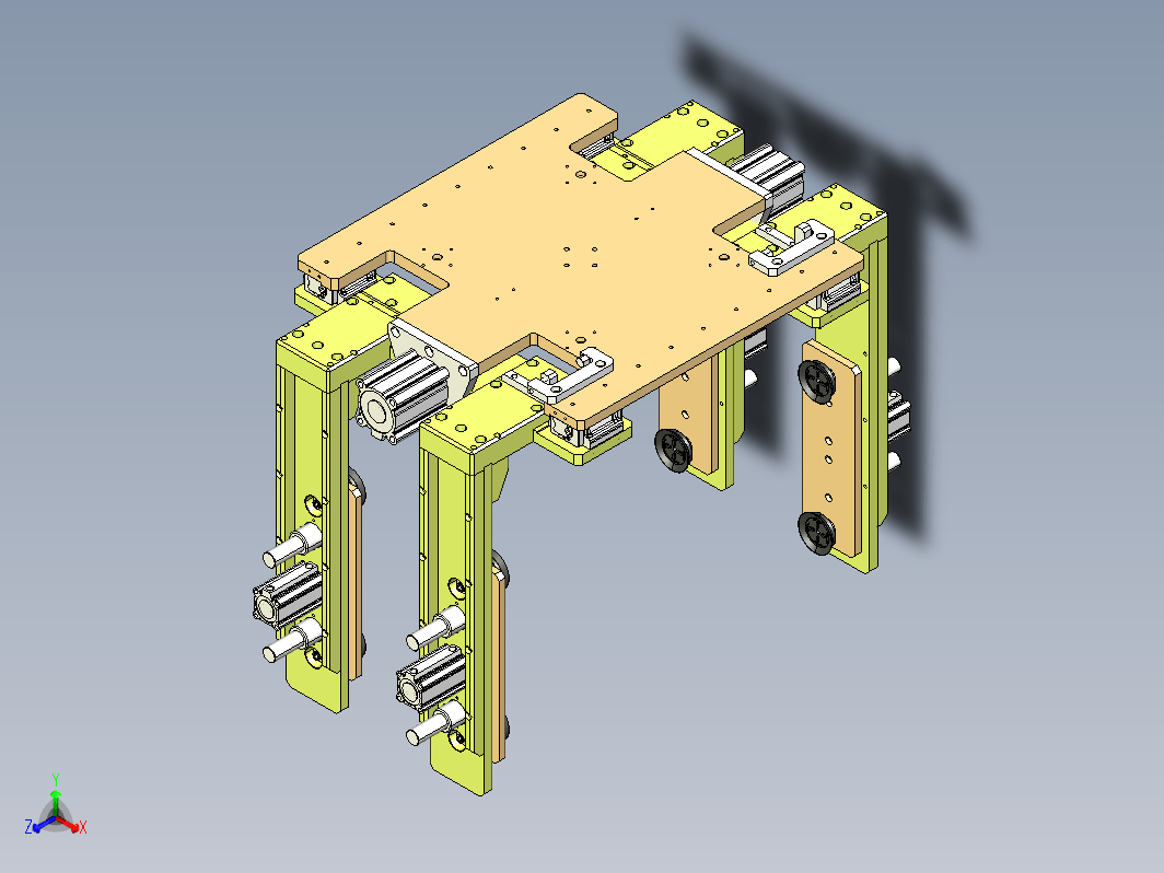 抱夹式吸盘夹具