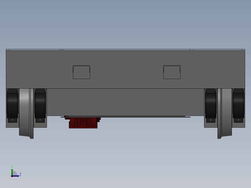 ELECTROCAR 60 TONS 6000X2200X800载重小车