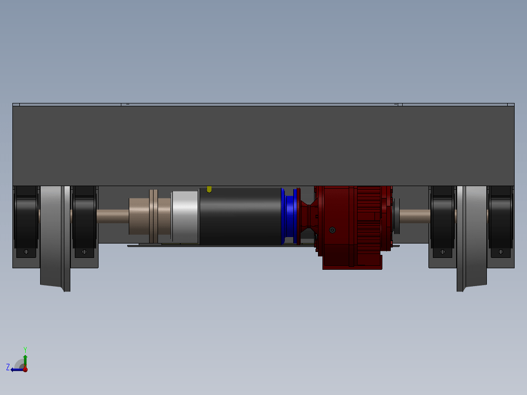 ELECTROCAR 60 TONS 6000X2200X800载重小车