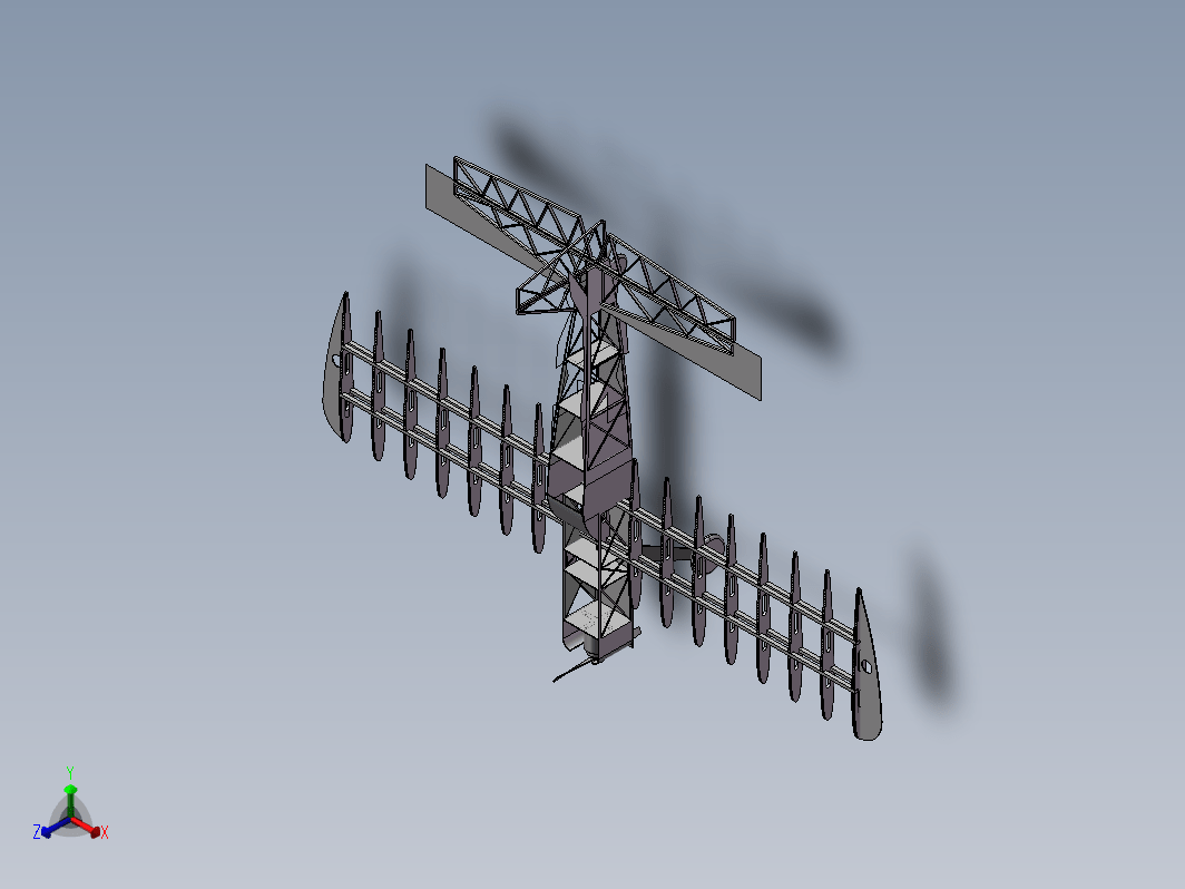 平面3D木质拼图飞机