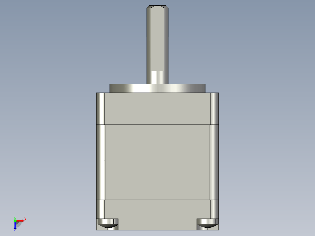 YK28HB32-01A  28mm两相步进电机（3D）