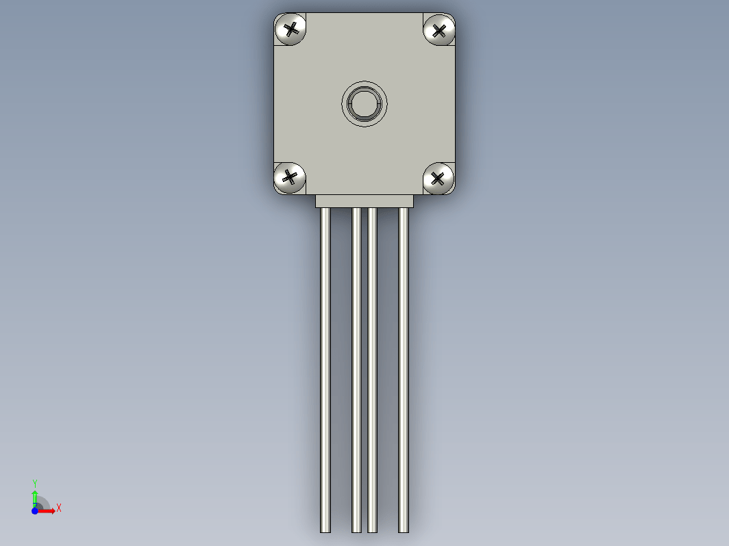 YK28HB32-01A  28mm两相步进电机（3D）